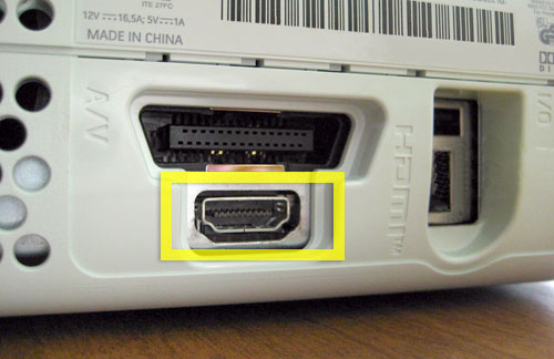 Xbox 360 HDMI image